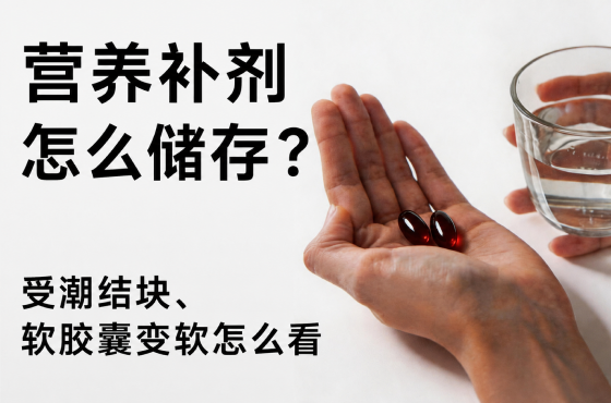 营养补剂怎么储存？受潮结块、软胶囊变软怎么看